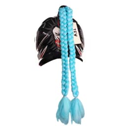 New Arrival Helmet Braid Motorcycle Motorbike Woman Helmet Braids 24" With Twist Sucker Dual Pigtail Ponytail Braids For Helmet
