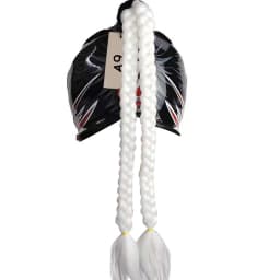 New Arrival Helmet Braid Motorcycle Motorbike Woman Helmet Braids 24" With Twist Sucker Dual Pigtail Ponytail Braids For Helmet