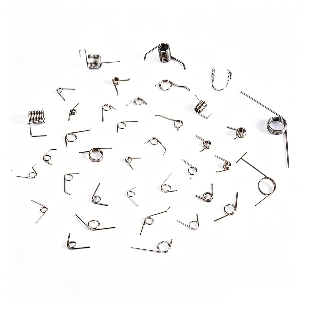 20PCS Wire Diameter 0.3mm Micro Mini 304 Stainless Stee Torsion Spring For Jewelry