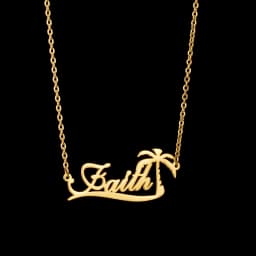 Atoztide New Custom Name Necklaces Personalized Fashion Stainless Steel Bottom Decoration Pendant Heart Letter for Women Jewelry