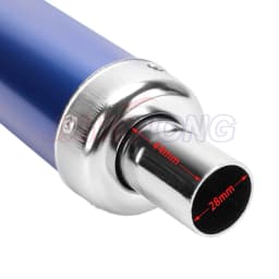 Style Design Universal Metal 28MM Racing Motocross Black Exhaust Muffler 2 Stroke Motorcycle Exhaust Pipe Muffler