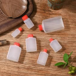 2pcs 6ml 15ml 23ml 30ml Sushi Soy Sauce Bottle Transparent PE Food Grade Plastic Takeout Packaging Seasoning