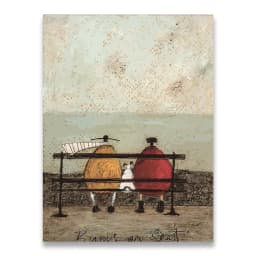 Vintage Nordic Abstract Landscape Love Dogs Pet Canvas Wall Art Paintings Posters and Prints Pictures Living Room Home Decor