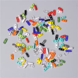 Double Hole Flat Tila Beads 1x5mm Bulk Multicolor Czech Glass Miyuki Seed Beads for Needlework DIY Jewelry Making Accessries