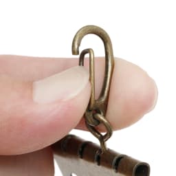 1PC Metal Key Holder Key Row Keyring Organizer with 4-6 Snap Hook for Leather Craft Wallet Key Case Purse Bag Hardware