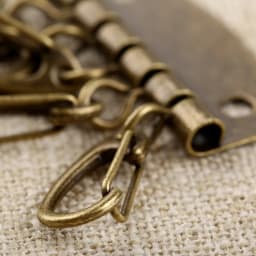 1PC Metal Key Holder Key Row Keyring Organizer with 4-6 Snap Hook for Leather Craft Wallet Key Case Purse Bag Hardware