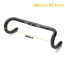 UNO Racing Handlebar Aluminum Road Bike Handlebar 25.4/31.8mm Road Bicycl Drop Bar 380/400/420/440mm Bicycle Steering Wheel