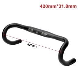UNO Racing Handlebar Aluminum Road Bike Handlebar 25.4/31.8mm Road Bicycl Drop Bar 380/400/420/440mm Bicycle Steering Wheel