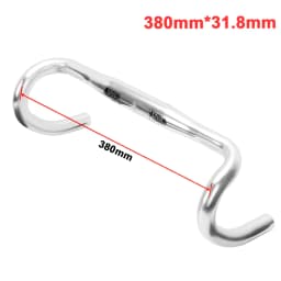 UNO Racing Handlebar Aluminum Road Bike Handlebar 25.4/31.8mm Road Bicycl Drop Bar 380/400/420/440mm Bicycle Steering Wheel