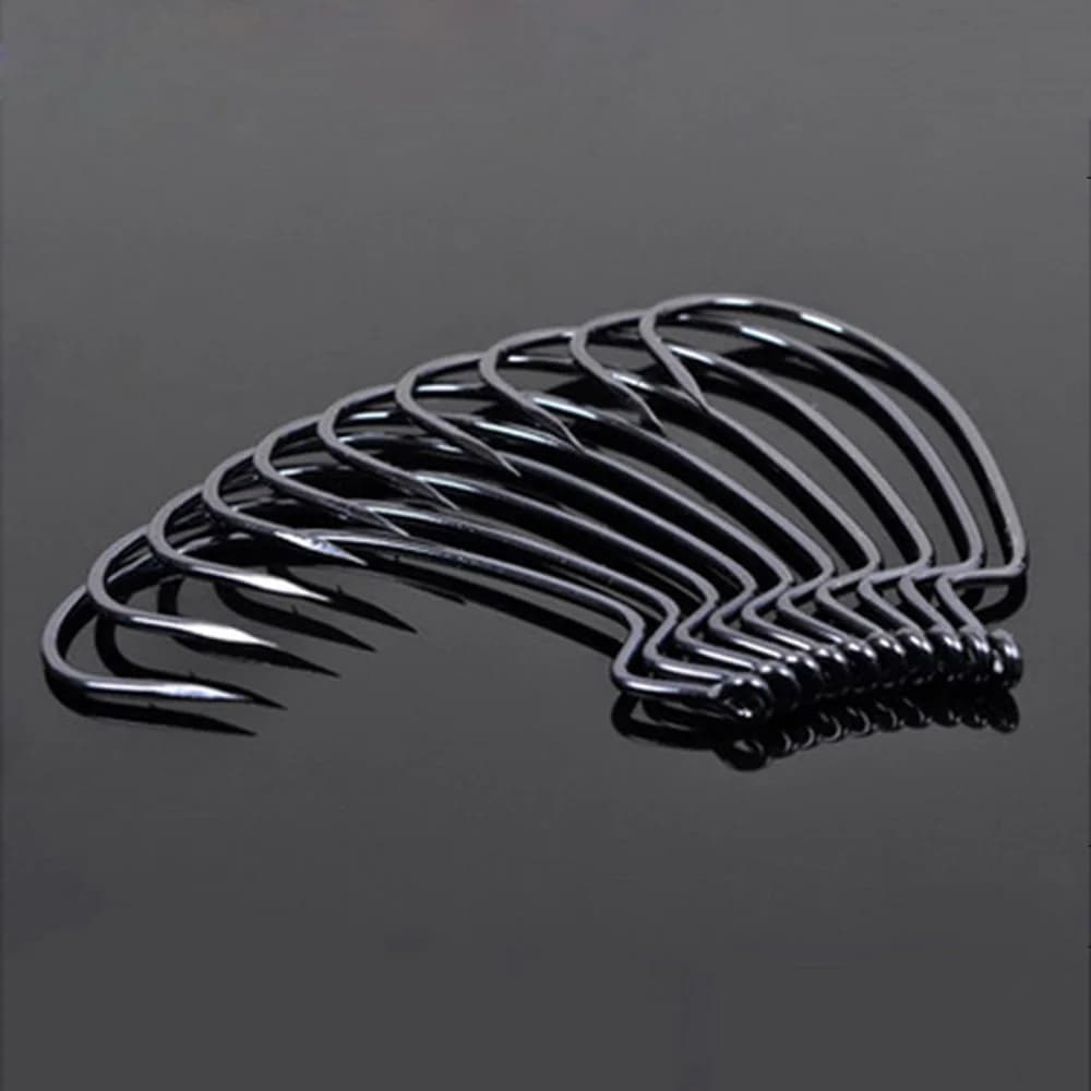 20pcs/lot Wide gap Texas fishing hooks offset fishhook5/0#-6# soft biat lure fishing anzuelos de pesca mar fishing hook set