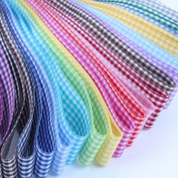 5Yards/Roll Plaid Ribbons Grosgrain Ribbon Gift Wrapping Polyester Ribbon Handmade DIY Bow Wedding Party Home Decor