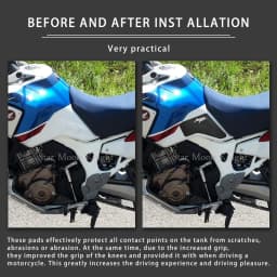 For Honda Africa Twin CRF1000L ADV Sports Motorcycle Tank Pad Protector Sticker Decal Gas Knee Grip Tank Traction CRF 1000 L