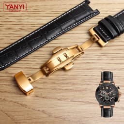 Top Layer Cowhide Genuine Leather Bracelet for GC 22*13mm 20*11mm Notched Watch Strap Senior Watchband Wristwatches Band Screw