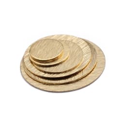 Textured Brass 10 12 15 20 22 25mm Round Disc charms StampingTags Pendant For Handmade Earrings Necklace Jewelry Making Supplies