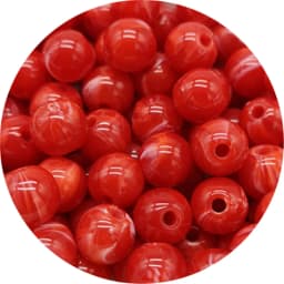 6 8 10 mm Imitation Stone Round Acrylic Beads Clouds Effect Garment Accessory