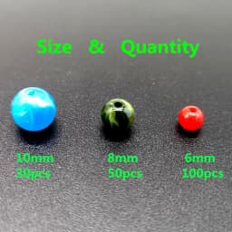 6 8 10 mm Imitation Stone Round Acrylic Beads Clouds Effect Garment Accessory