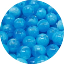 6 8 10 mm Imitation Stone Round Acrylic Beads Clouds Effect Garment Accessory