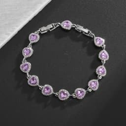 Elegant Shiny Water Drop Zircon Bracelet Fashionable Charm Jewelry Suitable for Daily and Banquet