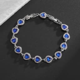 Elegant Shiny Water Drop Zircon Bracelet Fashionable Charm Jewelry Suitable for Daily and Banquet