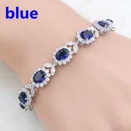 Elegant Shiny Water Drop Zircon Bracelet Fashionable Charm Jewelry Suitable for Daily and Banquet