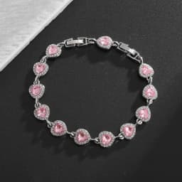 Elegant Shiny Water Drop Zircon Bracelet Fashionable Charm Jewelry Suitable for Daily and Banquet