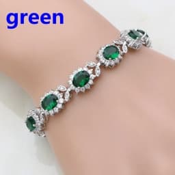 Elegant Shiny Water Drop Zircon Bracelet Fashionable Charm Jewelry Suitable for Daily and Banquet