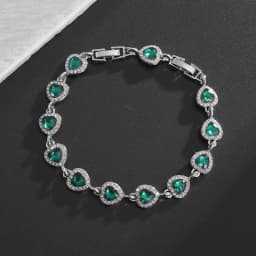 Elegant Shiny Water Drop Zircon Bracelet Fashionable Charm Jewelry Suitable for Daily and Banquet