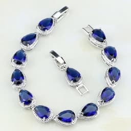 Elegant Shiny Water Drop Zircon Bracelet Fashionable Charm Jewelry Suitable for Daily and Banquet