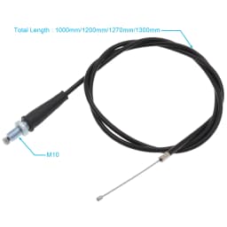 1000mm/1200mm/1270mm/1300mm Twist Throttle Cable for 50cc 90cc 110cc 125cc 140cc 150cc 200cc 250cc  ATV Dirt Quad Pit Bike