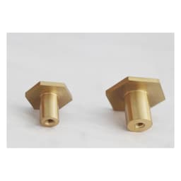 Nordic Style Hexagon Solid Brass Cabinet Knob Cupboard Handle Door Pull Handles SimpleLife Brass Color Entryway Clothes Hook