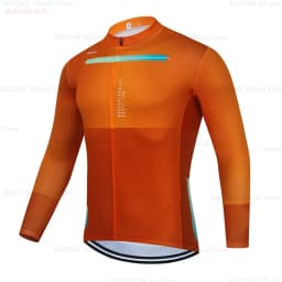 RAUDAX 2026 Mens Long Sleeve Cycling Jersey Mtb Cycling Clothing Breathable Bicycle Maillot Ropa Ciclismo Sportwear Bike Clothes