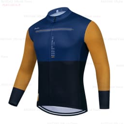 RAUDAX 2026 Mens Long Sleeve Cycling Jersey Mtb Cycling Clothing Breathable Bicycle Maillot Ropa Ciclismo Sportwear Bike Clothes