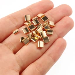 Natural Stone Two Hole Hematite Stone Mineral Loose Spacer Beads For Jewelry Making Handmade Diy Bracelet Necklace Earrings Tila