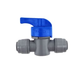 KegLand 6.35/8mm Ball Valve Push in Fittings Plastic Quick Conector Beer Hose Tube Joints