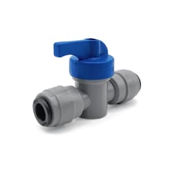 KegLand 6.35/8mm Ball Valve Push in Fittings Plastic Quick Conector Beer Hose Tube Joints