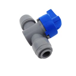 KegLand 6.35/8mm Ball Valve Push in Fittings Plastic Quick Conector Beer Hose Tube Joints