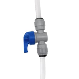 KegLand 6.35/8mm Ball Valve Push in Fittings Plastic Quick Conector Beer Hose Tube Joints
