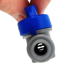 KegLand 6.35/8mm Ball Valve Push in Fittings Plastic Quick Conector Beer Hose Tube Joints