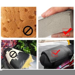41*34*4cm Motorcycle Seat Cushion Waterproof Thick Memory Foam Seat Pad Comfortable Motorbike Seat Mat,cruisers Travel Cushions