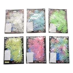 50Pcs Luminous Snowflake Wall Stickers Glow In The Dark Decal for Kids Baby Rooms Bedroom Christmas Home Decoration Navidad 2024
