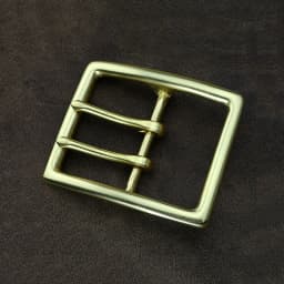 40/45/50/55mm Solid brass Belt Buckle Double Pin two pins 2 Prongs Super wide and thick DIY Leathercraft Hardware Buckles