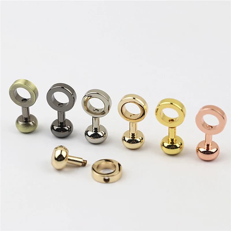 2pcs Metal Bag Modification Buckle Mini Zipper Buckle for DIY Handbag Repair Kit Replace Chain Buckle Bag Modified Accessories