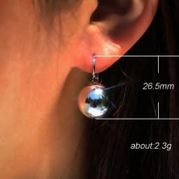 Women's Fashion Ball-Shape Dangle Earrings Bohemia Creative White/Golden Ball Drop Earring Jewelry Best Gift for Friend