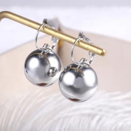 Women's Fashion Ball-Shape Dangle Earrings Bohemia Creative White/Golden Ball Drop Earring Jewelry Best Gift for Friend
