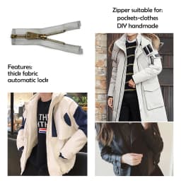 5# Colorful High Quality Open-End Auto Lock Copper Metal Zipper Diy Handcraft For Clothing Pocket Garment Shoes Bags Sewing