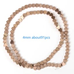 Color Retention Rose Gold Plated Hematite Beads Natural Rondelle Beads For Jewelry Making DIY Charms Bracelet Accessories 15''