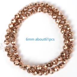 Color Retention Rose Gold Plated Hematite Beads Natural Rondelle Beads For Jewelry Making DIY Charms Bracelet Accessories 15''