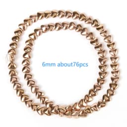 Color Retention Rose Gold Plated Hematite Beads Natural Rondelle Beads For Jewelry Making DIY Charms Bracelet Accessories 15''