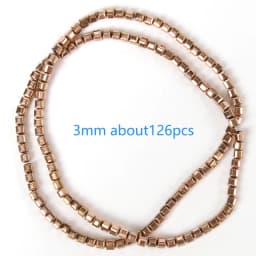 Color Retention Rose Gold Plated Hematite Beads Natural Rondelle Beads For Jewelry Making DIY Charms Bracelet Accessories 15''