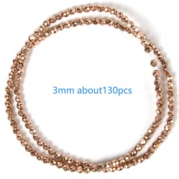 Color Retention Rose Gold Plated Hematite Beads Natural Rondelle Beads For Jewelry Making DIY Charms Bracelet Accessories 15''